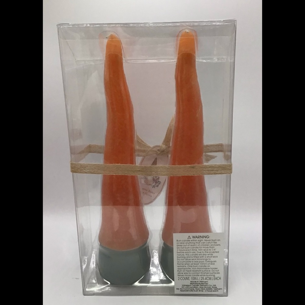 LAST 1 | Set of (2) Gnome Place Like Home Taper Candles - Picture 3 of 7